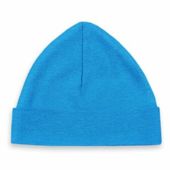 Babymutsje turquoise 62-68