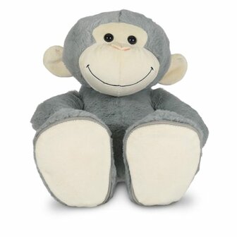 Aap knuffel 45cm met verwisselbare zooltjes