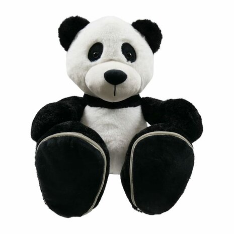 Panda knuffel 45cm met verwisselbare zooltjes