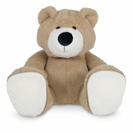 Beer Vic cream 45cm met verwisselbare zooltjes