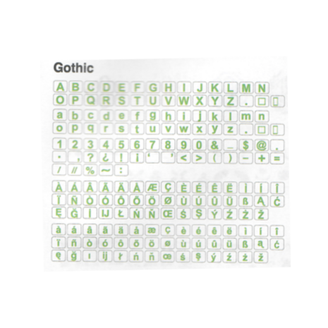 Tutpop Ollie, steen groen